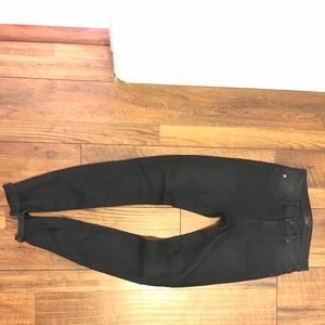 Hudson High Waist Skinny Jeans Black